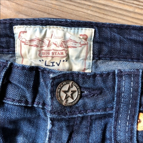 Big Star Liv Capris Factory distressed - Picture 6 of 8